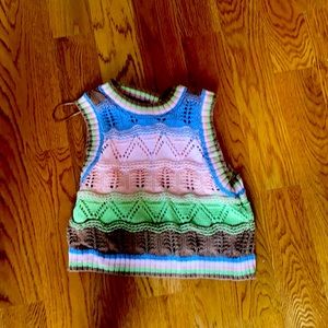 Multicolored Zara sweater vest
